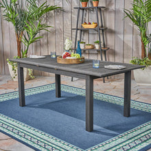Load image into Gallery viewer, Outdoor Expandable Dining Table With Square Legs