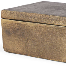 Load image into Gallery viewer, Decorative Box Tabletop Sculpture (608688) - Gold