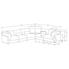 Load image into Gallery viewer, Tomasina - Modular Sectional Sofa With Cushions
