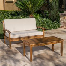 Load image into Gallery viewer, Outdoor Chat Set With Coffee Table And Loveseat