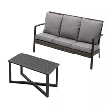 Load image into Gallery viewer, 2 Piece Patio Set With Cushions & Coffee Table