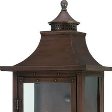Load image into Gallery viewer, St. Charles 2-Light Acopper Patina Wall Light - Dark Brown