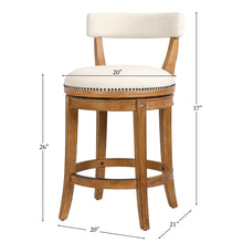 Load image into Gallery viewer, Stool & Upholstered Seat And Back