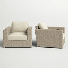 Load image into Gallery viewer, Outdoor Lounge Chairs With Cushions, Weather Resistant - Gray Mix