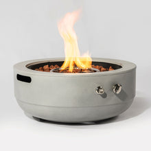 Load image into Gallery viewer, Propane Gas Fire Pit Bowl, 40000 Btu, Round For Outside - Gray