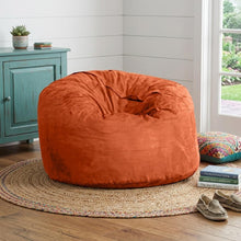 Load image into Gallery viewer, Microsuede Classic Bean Bag - Orange
