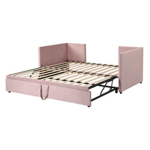 Load image into Gallery viewer, Twin Size Upholstered Daybed With Pop Up Trundle