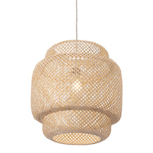 Load image into Gallery viewer, Boho Weave Ceiling Lamp - Natural