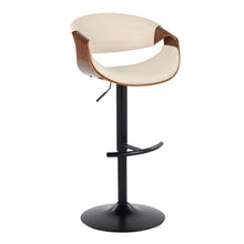 Load image into Gallery viewer, Symphony - Mid Century Modern Adjustable Barstool With Swivel With Rounded T Footrest (Set of 2)