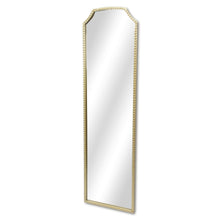 Load image into Gallery viewer, 64" Metal Beaded Arch Full Length Hanging Mirror - Gold