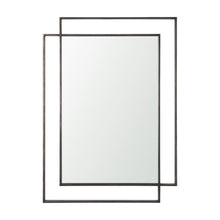 Load image into Gallery viewer, 43" Metal Double Frame Accent Mirror - Gray