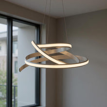 Load image into Gallery viewer, LED Metal Dimmable Chandelier - Silver