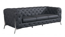 Load image into Gallery viewer, Italian Leather Sofa - Gray