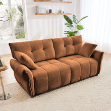 Load image into Gallery viewer, Modern Sofa & Pillows, Textured Cover, High Rebound Cushions