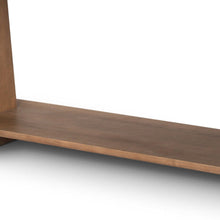 Load image into Gallery viewer, 67" Solid Wood Solid Console Table With Shelf - Brown