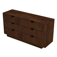 Load image into Gallery viewer, Lola - Dresser With 6 Drawers - Dark Brown