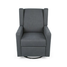 Load image into Gallery viewer, Landau Contemporary Fabric Upholstered Swivel Recliner