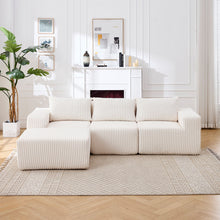 Load image into Gallery viewer, L - Shape Modern Minimalist Modular Sectional Sofa, Upholstered Cloud Couch With Deep Seats