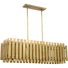 Load image into Gallery viewer, 19'' Five-Light Dimmable Chandelier With Shades - Brass
