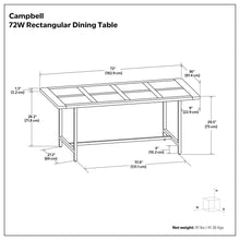 Load image into Gallery viewer, Campbell - Handcrafted Dining Table