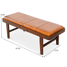 Load image into Gallery viewer, Maddox - Bench - Rustic / Tan