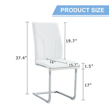 Load image into Gallery viewer, Modern Dining Chairs With High Backrest And Sturdy Legs