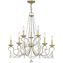 Load image into Gallery viewer, Nine Light Dimmable Chandelier With Shades - Silver