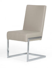Load image into Gallery viewer, Faux Leather Upholstered Dining Room Side Chairs (Set of 2) - Gray