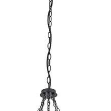 Load image into Gallery viewer, Candle Style Multi Light Metal Dimmable Chandelier - Brown And Black