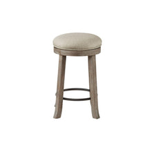 Load image into Gallery viewer, Swivel Counter Stool - Cream / Reclaimed Gray