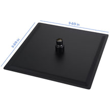 Load image into Gallery viewer, Modern 10" Square Rainfall Shower Head & Stainless Steel Wall Or Ceiling Mount Luxury Spa Shower Panel