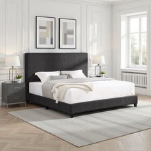 Load image into Gallery viewer, Platform Bed & Upholstered Headboard
