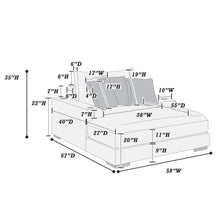 Load image into Gallery viewer, Chaise Lounge With 2 Cup Holders And USB Ports
