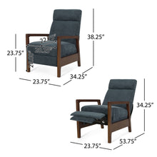 Load image into Gallery viewer, Contemporary Wide Hand Manual Club Recliner