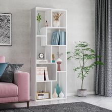 Load image into Gallery viewer, Asymmetrical Display Shelf & Bookcase, 5 Tier