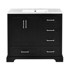 Load image into Gallery viewer, Traditional Bathroom Vanity With Soft Close Doors And Drawers