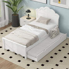 Load image into Gallery viewer, Platform Bed With Headboard And Trundle