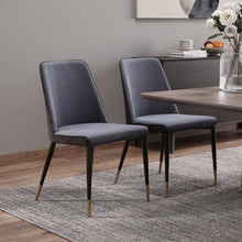 Load image into Gallery viewer, Modern Dining Chairs (Set of 2) - Dark Gray