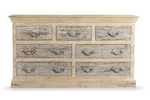 Load image into Gallery viewer, 64" Solid Wood Seven Drawer Double Dresser - White
