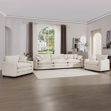 Load image into Gallery viewer, Elegant Oversized Sectional Sofa Set With Deep Seats And Flexible Layout