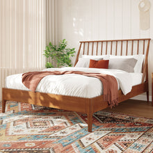 Load image into Gallery viewer, Bohemian Platform Bed With Tall Headboard