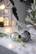 Load image into Gallery viewer, Long Neck Ball Ornaments, Glass Decorative Hanging Ball Christmas Tree Ornaments For Holiday Party Decorations (Set of 12) - Green
