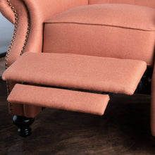 Load image into Gallery viewer, Contemporary Style Push Back Recliner With Button Tufted Stitching And Nailhead Trim