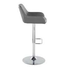 Load image into Gallery viewer, Daniella - Contemporary Adjustable Barstool With Swivel With Rounded Rectangle Footrest (Set of 2)