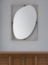 Load image into Gallery viewer, 40" Iron Framed Accent Mirror - Gold
