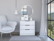 Load image into Gallery viewer, Dresser 3 Drawer - White