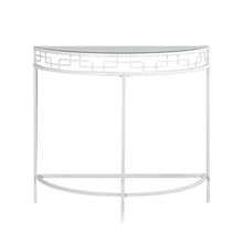 Load image into Gallery viewer, Half Moon Frame Console Table - Clear