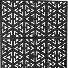 Load image into Gallery viewer, Three Panel Screen Room Divider (720133) - Black