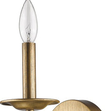 Load image into Gallery viewer, Light Wall Sconce With Crystal Accent - Gold