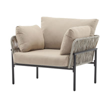Load image into Gallery viewer, Rope Lounge Chair With Cushions For Modern Spaces